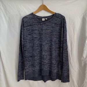 Gap Space Dye Softspun Knit Relaxed Top